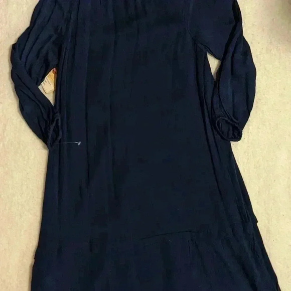 California MoonRise Dress Cold Shoulder Embroider Boho Blue Size XS New With Tag - Picture 7 of 13